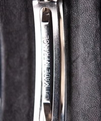 Chanel Black Satin Ribbon Hair Barrette