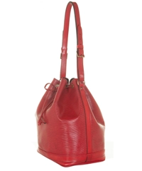 1993 Louis Vuitton Red Epi Leather Noé Bucket Bag
