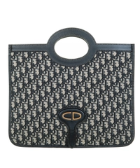 Christian Dior Oblique Fold-Over Clutch / Tote / Envelope