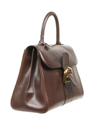 Delvaux Brown 'Brillant' MM Handbag