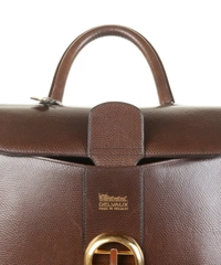 Delvaux Brown 'Brillant' MM Handbag