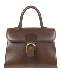 Delvaux Brown 'Brillant' MM Handbag