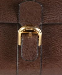 Delvaux Brown 'Brillant' MM Handbag