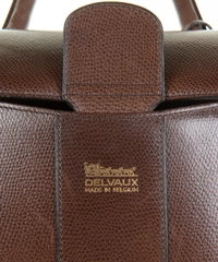 Delvaux Brown 'Brillant' MM Handbag