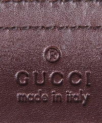 Gucci Dark Brown Guccissima Leather Large Web Treasure Boston Bag