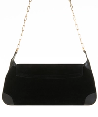 Runway 2000 F/W Gucci Tom Ford Lion Head Black Suède Shoulder Bag
