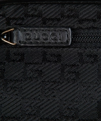 Runway 2000 F/W Gucci Tom Ford Lion Head Black Suède Shoulder Bag