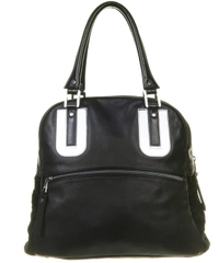 Longchamp 'Cosmos' Black Leather Weekender Bag-Limited Edition
