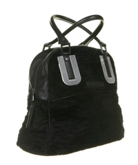 Longchamp 'Cosmos' Black Leather Weekender Bag-Limited Edition