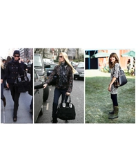 Longchamp 'Cosmos' Black Leather Weekender Bag-Limited Edition