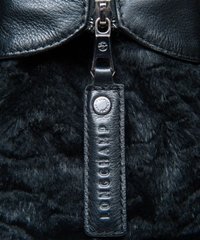 Longchamp 'Cosmos' Black Leather Weekender Bag-Limited Edition