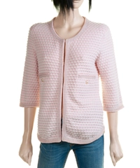 Chanel Pink Cashmere Cardigan