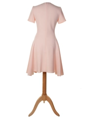 Christian Dior Wool Pink Flared Dress