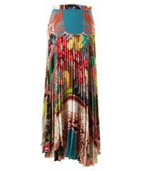 Etro44 Plissé Long Skirt