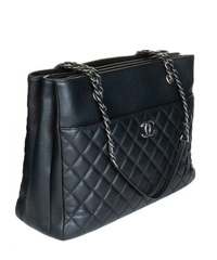 Chanel Urban Companion Shopping Tote Quilted Caviar Large