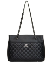 Chanel Urban Companion Shopping Tote Quilted Caviar Large