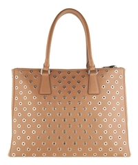 Prada Grommet Medium 'Galleria' Double Zip Tote