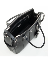 Prada 'Galleria' Double Zip Safiano/Leather Tote Bag