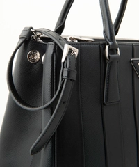 Prada 'Galleria' Double Zip Safiano/Leather Tote Bag