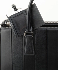 Prada 'Galleria' Double Zip Safiano/Leather Tote Bag