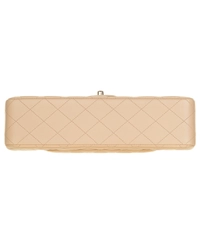 Chanel Beige Medium Double Flap Shoulder Bag