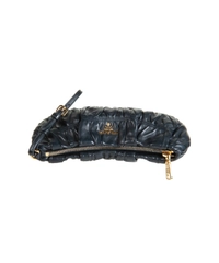 Prada Black Nappa Gaufre Wristlet