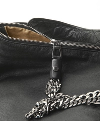 Jimmy Choo Biker Chain-Detailed Hobo Bag