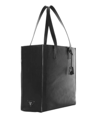 Prada Black Leather Shopper