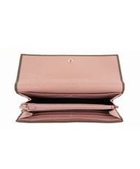 Gucci Taupe / Ballet Pink Swing Leather Continental Wallet