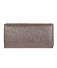 Gucci Taupe / Ballet Pink Swing Leather Continental Wallet