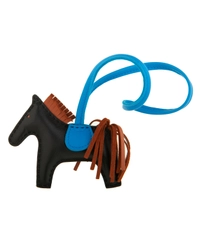 Hermes Grigri Rodeo PM Black Bag Charm