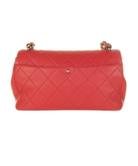Chanel Red Flap Bag With Large Bi-Color Chain - Cruise Collection 2019