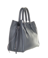 Balenciaga Grey Leather 'Papier A4' Zip Around Bag