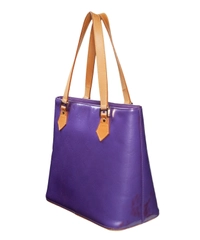Louis Vuitton Purple Vernis Patent Leather Monogram Handbag