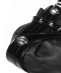 Réna Lange Black Leather Shoulderbag
