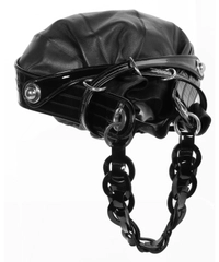 Réna Lange Black Leather Shoulderbag