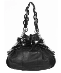 Réna Lange Black Leather Shoulderbag