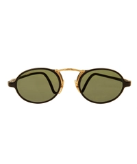 Ray Ban Bausch Lomb (B&L) Oval Black/Gold Sunglasses