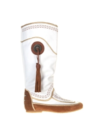 Frida Whte Bohemian Boots