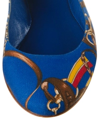 Ralph Lauren Purple Label Equestrian Ballet Flats