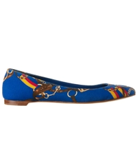 Ralph Lauren Purple Label Equestrian Ballet Flats