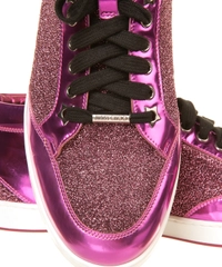 Jimmy Choo 'Miami' Fushia Glitter Sneaker
