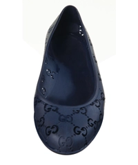 Gucci Blue GG Logo Water Ballerina Flats