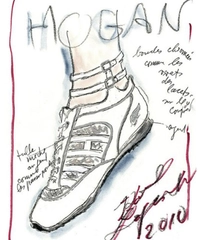 Hogan by Karl Lagerfeld Silver Sneakers