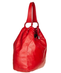 Jil Sander Red Leather Shoulderbag
