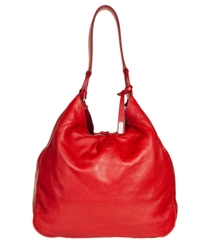 Jil Sander Red Leather Shoulderbag