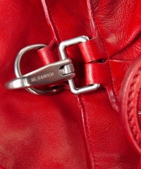 Jil Sander Red Leather Shoulderbag