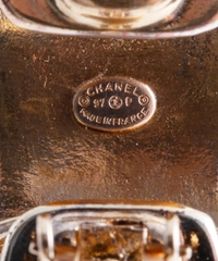 Chanel Logo Pendant Earrings