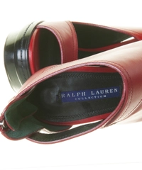 Ralph Lauren Ankle Peep Toe Pumps
