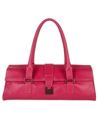 Lambertson Truex Pink Baguette Shoulder Bag